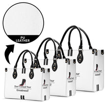 Load image into Gallery viewer, DCYG Black Red Bottoms &amp; White Multiple Sizes Upgraded Luxury Women PU Leather Handbag
