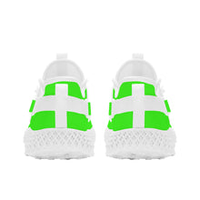 Load image into Gallery viewer, DCYG White &amp; Neon Green NP5 Mesh Knit Shoes .Mens up to size 11 only
