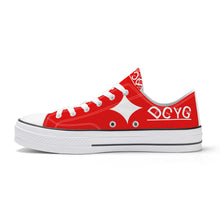 Load image into Gallery viewer, DCYG Xclusive Unisex Classic Low Top Canvas Shoes - White
