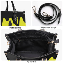 Load image into Gallery viewer, DRIP SF Black Logo &amp; Yellow Multiple Sizes Upgraded Luxury Women PU Leather Handbag
