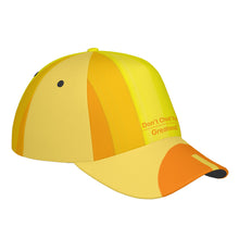 Load image into Gallery viewer, DCYG Orange &amp; Yellow S24 Curved Brim Baseball Cap (AOP)
