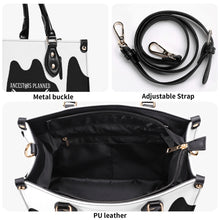 Load image into Gallery viewer, Native , White Logo, White Drip &amp; Black Multiple Sizes Upgraded Luxury Women PU Leather Handbag
