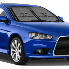 Load image into Gallery viewer, Cure 4 Doge Black Logo ,Stripes &amp; Gray  Car Windshield Sunshade (multi-size)
