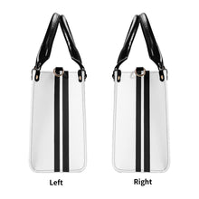 Load image into Gallery viewer, Ancestors+ Black Family, Black Logo &amp; Black Stripes, Pink Multiple Sizes Upgraded Luxury Women PU Leather Handbag
