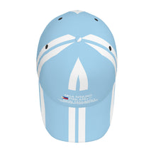 Load image into Gallery viewer, Ancestors Filipino,  White Logo, Stripes Curved Brim Baseball Cap (AOP)
