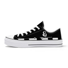 Load image into Gallery viewer, E9 Edition Unisex Classic Low Top Canvas Shoes - White

