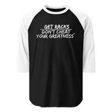 Load image into Gallery viewer, DCYG Get Racks 3/4 sleeve raglan shirt
