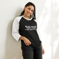 DCYG White Red Bottoms 3/4 sleeve raglan shirt
