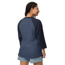 Load image into Gallery viewer, DCYG White Red Bottoms 3/4 sleeve raglan shirt
