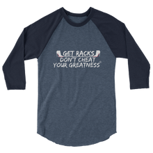 Load image into Gallery viewer, DCYG White Red Bottoms 3/4 sleeve raglan shirt
