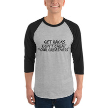 Load image into Gallery viewer, DCYG Get Racks 3/4 sleeve raglan shirt
