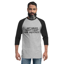 Load image into Gallery viewer, DCYG Get Racks 3/4 sleeve raglan shirt
