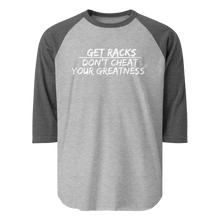 Load image into Gallery viewer, DCYG Get Racks 3/4 sleeve raglan shirt

