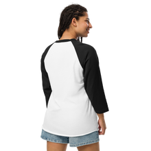 Load image into Gallery viewer, DCYG Black Red Bottoms 3/4 sleeve raglan shirt
