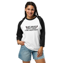 Load image into Gallery viewer, DCYG Black Red Bottoms 3/4 sleeve raglan shirt
