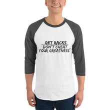 Load image into Gallery viewer, DCYG Get Racks 3/4 sleeve raglan shirt
