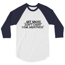 Load image into Gallery viewer, DCYG Get Racks 3/4 sleeve raglan shirt
