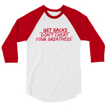 Load image into Gallery viewer, DCYG Get Racks 3/4 sleeve raglan shirt
