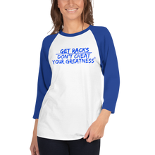 Load image into Gallery viewer, DCYG Get Racks 3/4 sleeve raglan shirt
