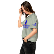 DCYG Blue Red Bottoms garment-dyed heavyweight t-shirt