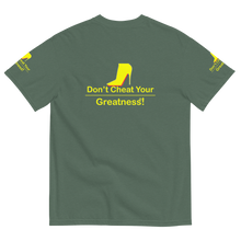 Load image into Gallery viewer, DCYG Yellow Red Bottoms Unisex garment-dyed heavyweight t-shirt
