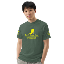 Load image into Gallery viewer, DCYG Yellow Red Bottoms Unisex garment-dyed heavyweight t-shirt
