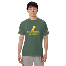 Load image into Gallery viewer, DCYG Yellow Red Bottoms Unisex garment-dyed heavyweight t-shirt
