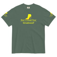 Load image into Gallery viewer, DCYG Yellow Red Bottoms Unisex garment-dyed heavyweight t-shirt
