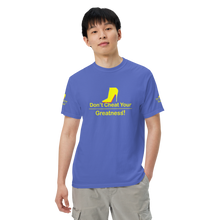 Load image into Gallery viewer, DCYG Yellow Red Bottoms Unisex garment-dyed heavyweight t-shirt
