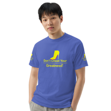 Load image into Gallery viewer, DCYG Yellow Red Bottoms Unisex garment-dyed heavyweight t-shirt
