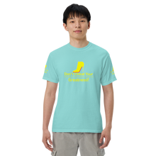 Load image into Gallery viewer, DCYG Yellow Red Bottoms Unisex garment-dyed heavyweight t-shirt

