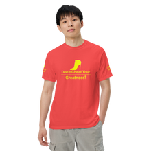 Load image into Gallery viewer, DCYG Yellow Red Bottoms Unisex garment-dyed heavyweight t-shirt
