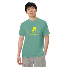 Load image into Gallery viewer, DCYG Yellow Red Bottoms Unisex garment-dyed heavyweight t-shirt
