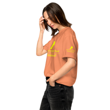 Load image into Gallery viewer, DCYG Yellow Red Bottoms Unisex garment-dyed heavyweight t-shirt
