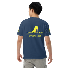 Load image into Gallery viewer, DCYG Yellow Red Bottoms Unisex garment-dyed heavyweight t-shirt

