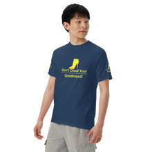 Load image into Gallery viewer, DCYG Yellow Red Bottoms Unisex garment-dyed heavyweight t-shirt
