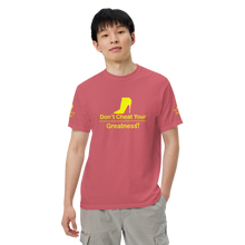 Load image into Gallery viewer, DCYG Yellow Red Bottoms Unisex garment-dyed heavyweight t-shirt
