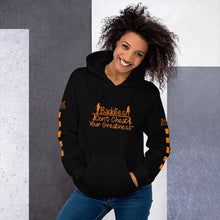 Load image into Gallery viewer, DCYG 815 Edition Baddies Orange Logo &amp; Black Hoodie

