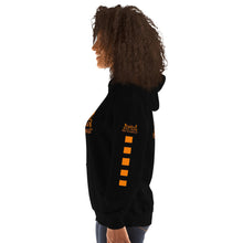 Load image into Gallery viewer, DCYG 815 Edition Baddies Orange Logo &amp; Black Hoodie
