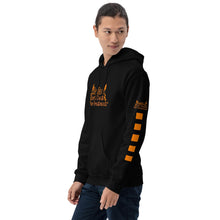 Load image into Gallery viewer, DCYG 815 Edition Baddies Orange Logo &amp; Black Hoodie
