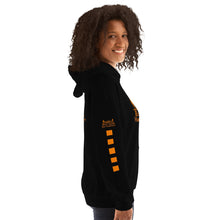 Load image into Gallery viewer, DCYG 815 Edition Baddies Orange Logo &amp; Black Hoodie
