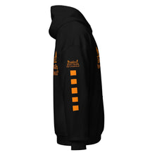 Load image into Gallery viewer, DCYG 815 Edition Baddies Orange Logo &amp; Black Hoodie
