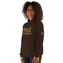 Load image into Gallery viewer, DCYG Baddies Gold Logo &amp; Brown Hoodie
