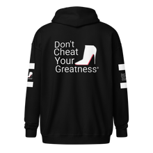 Load image into Gallery viewer, DCYG White Red Bottoms Unisex heavy blend zip hoodie
