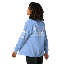 Load image into Gallery viewer, DCYG White Red Bottoms Unisex heavy blend zip hoodie
