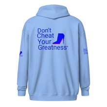 Load image into Gallery viewer, DCYG Blue Red Bottoms Unisex heavy blend zip hoodie
