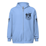 Black People Unisex heavy blend zip hoodie