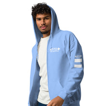 Load image into Gallery viewer, DCYG White Get Racks Unisex heavy blend zip hoodie

