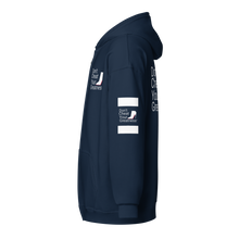 Load image into Gallery viewer, DCYG White Red Bottoms Unisex heavy blend zip hoodie
