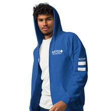 Load image into Gallery viewer, DCYG White Get Racks Unisex heavy blend zip hoodie
